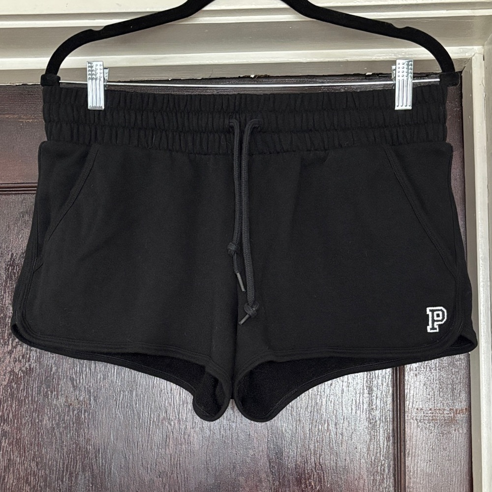 PINK Victoria's Secret Black Athletic Lounge Shorts